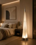 Modern Pyramid LED Floor Lamp | Architectural Lighting - Image 2