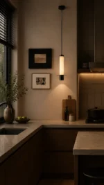 Alabaster Pendant Light | Modern Minimalist LED Hanging Ceiling Lamp - Image 3