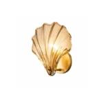 Seashell Glass Outdoor Wall Light | IP64 LED Sconce