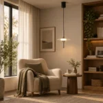 Modern Crystal Pendant Light | Minimalist LED Ceiling Lighting Fixture - Image 4