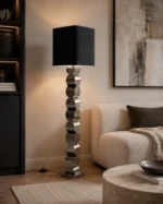 Geometric Column Floor Lamp | Modern Luxury Lighting - Image 2