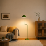 Modern Green Floor Lamp | Nordic Ambient Lighting - Image 2