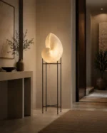 Ocean Conch Sculptural Floor Lamp | Organic Lighting - Image 4