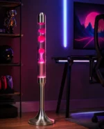 Pink Lava Motion Floor Lamp | Retro Ambient Lighting - Image 2