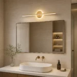 Modern Halo LED Vanity Wall Light for Bathroom Mirror - Image 2