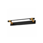 Black and Gold Linear LED Mirror Wall Light for Modern Bathroom
