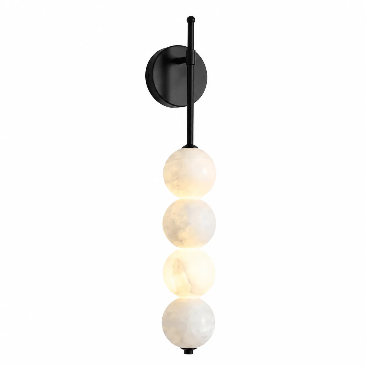 c115141e-9387-429b-abba-bb5cb3363fac_11zon Four Globe Alabaster Wall Sconce Modern LED Wall Light - Image 1