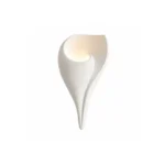 Gypsum Wall Lamp | Sculptural Calla Lily LED Sconce