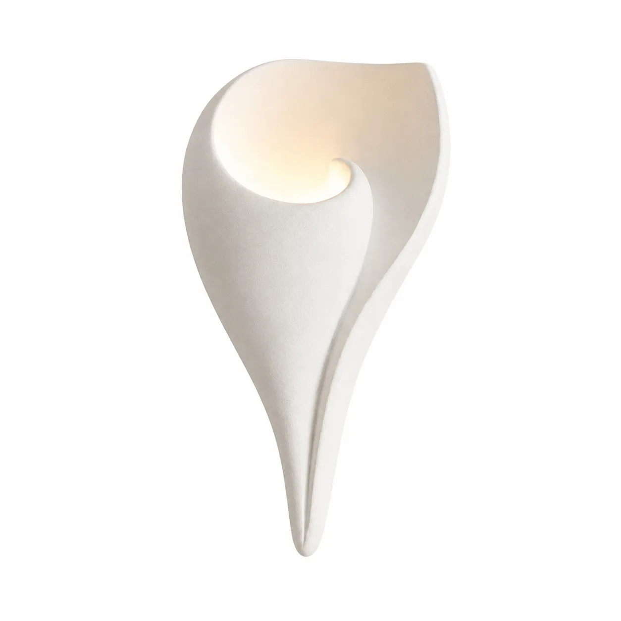 c23e069fc79dc6942dd9c2adfc28c3dd_11zon Gypsum Wall Lamp | Sculptural Calla Lily LED Sconce - Image 1