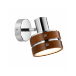 Modern Wood Wall Sconce | Adjustable E27 Spotlight Lamp