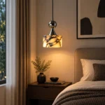 Natural Marble Pendant Light | Luxury LED Lighting Fixture - Image 6