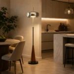 Modern Sculptural Floor Lamp | Adjustable LED Light - Image 2