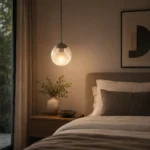 Glass Globe Pendant Light | Modern Minimalist LED Ceiling Lighting Fixture - Image 2