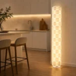 Wave Pattern Floor Lamp | Modern LED Ambient Light - Image 3