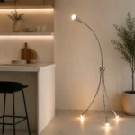 Modern Arc LED Floor Lamp | Sculptural Lighting - Image 3