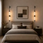 Vertical LED Wall Light | Cylindrical Acrylic Sconce - Image 3