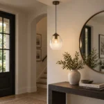 Glass Globe Pendant Light | Modern Minimalist LED Ceiling Lighting Fixture - Image 2