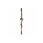 Modern LED Spiral Wall Light | Brass Wall Sconce