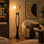 Bubble Muse Sculptural Floor Lamp | Abstract Art Lighting - Image 5