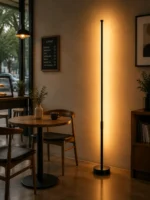 Vertical LED Floor Lamp | Modern Linear Ambient Light - Image 3