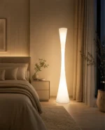 Modern Curved LED Floor Lamp | Indoor & Outdoor Lighting - Image 2