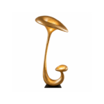 Organic Sculptural Cement LED Floor Lamp | Modern Lighting