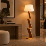Floor Lamp | Modern Wooden LED Lighting Fixture - Image 4