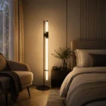 Modern Glass Tube LED Floor Lamp - Image 2