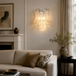 Glass Petal Wall Sconce | Luxury Crystal Wall Lamp - Image 2