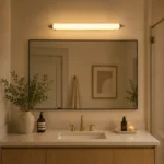 Modern Linear Frosted Glass Vanity Light for Bathroom Mirror - Image 4