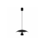 Modern Minimalist Pendant Light | Matte Black LED Ceiling Lighting Fixture