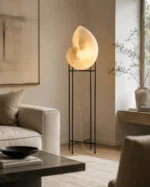 Ocean Conch Sculptural Floor Lamp | Organic Lighting - Image 2