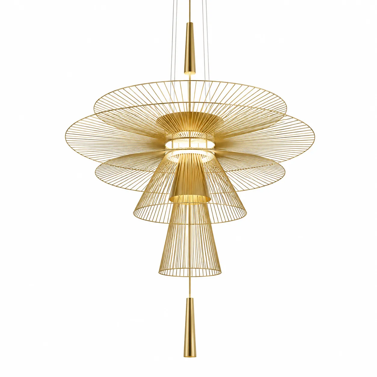 e37ddb7b-e6dc-4cbe-8e57-1de6c7e8fced_11zon Golden Radiance Metal Wire Chandelier for Modern Luxury Interiors - Image 1