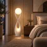Infinity Sculptural Floor Lamp | Modern Art Lighting - Image 5
