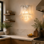 Glass Petal Wall Sconce | Luxury Crystal Wall Lamp - Image 5