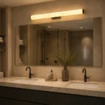 Modern Faux Alabaster LED Wall Light | 100 cm - Image 2
