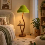 Mushroom Floor Lamp with Side Table | Nordic Lighting - Image 5