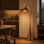 Lotus Floor Lamp | Wabi-Sabi Sculptural Lighting - Image 2