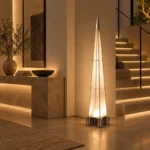 Modern Pyramid LED Floor Lamp | Architectural Lighting - Image 4