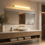 Modern Linear Frosted Glass Vanity Light for Bathroom Mirror - Image 3