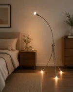 Modern Arc LED Floor Lamp | Sculptural Lighting - Image 2