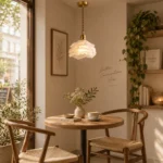Flower Petal Glass Pendant Light | Modern Elegant Lighting - Image 3
