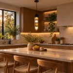 Alabaster Orb Pendant Light | Modern 4-Head LED Ceiling Lighting Fixture - Image 5