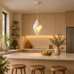 Sculptural Resin Pendant Light | Organic Modern Lighting - Image 2
