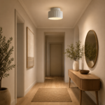Minimalist Resin Ceiling Light – Nordic Eco LED Flush Mount Lamp - Image 2