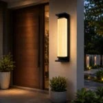 Modern Outdoor Wall Light with Motion Sensor | LED Sconce - Image 2