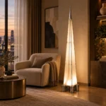 Modern Pyramid LED Floor Lamp | Architectural Lighting - Image 5