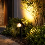 10W Solar Landscape Spotlight Outdoor LED Ground Stake Light - Image 2