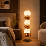Luxury Resin Stone Sculptural Floor Lamp - Image 2