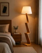 Floor Lamp | Modern Wooden LED Lighting Fixture - Image 2